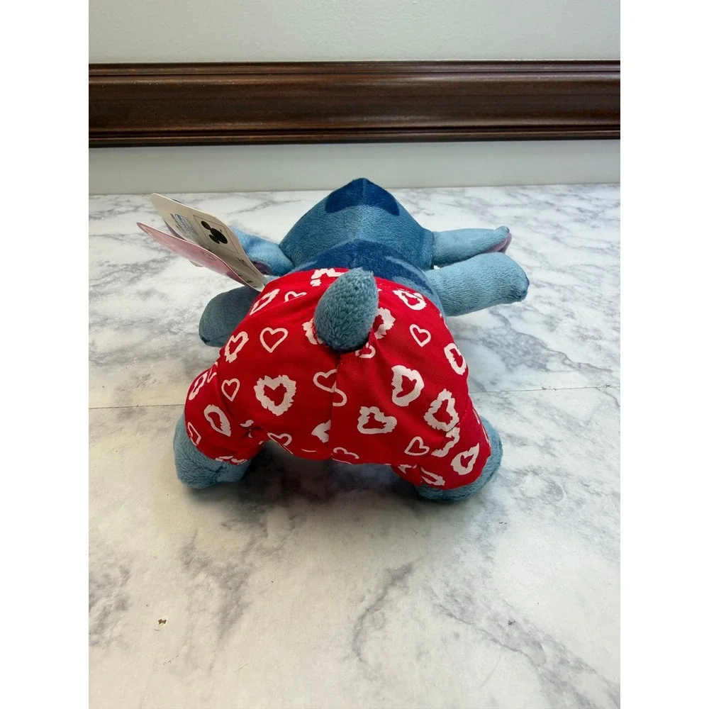 Disney Lilo and Stitch Plush Heart Swim Trunks Blue Just Play 2534KM01 7 Inch